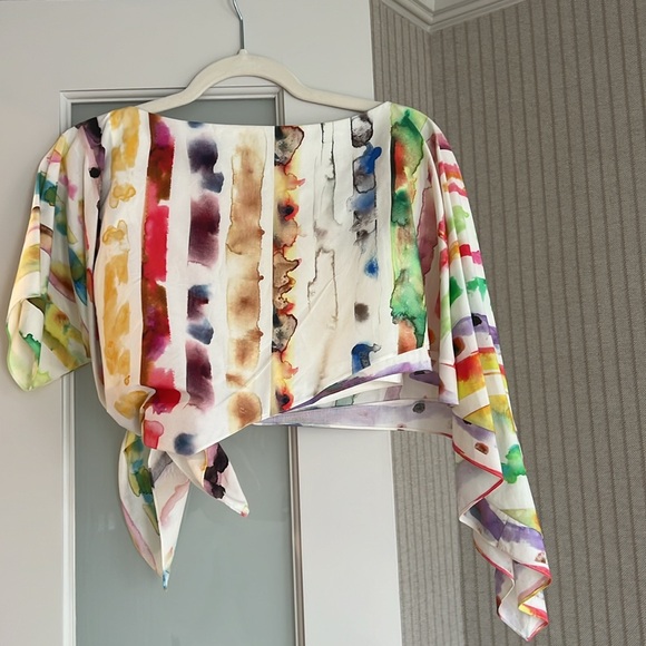 Rosie Assoulin tie-dye crop top size 0 - Picture 4 of 5